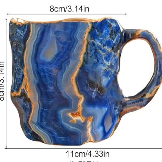 2025 New Mineral Crystal Coffee Mugs