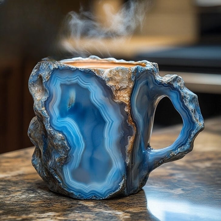 2025 New Mineral Crystal Coffee Mugs